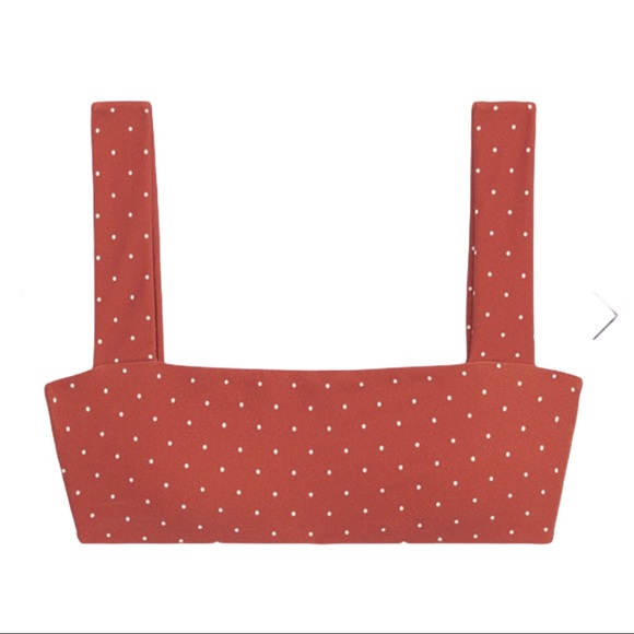WeWoreWhat Polka-Dot Bandeau Sports Bra NEW - Picture 2 of 9